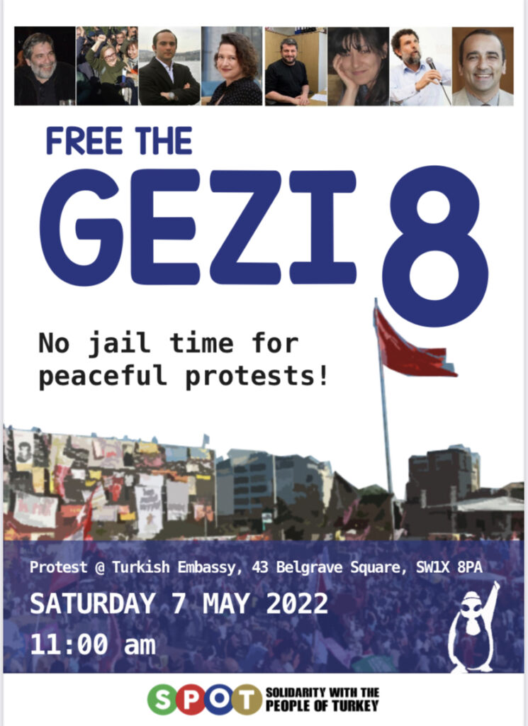 PROTEST – Free the Gezi 8!