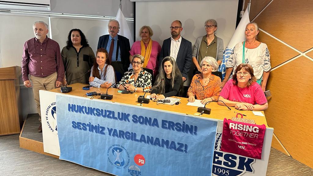 International observers visit the trial of trade unionists in Ankara