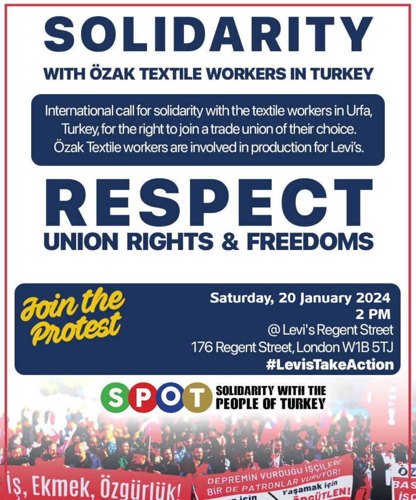 Solidarity with Ozak Textile Workers