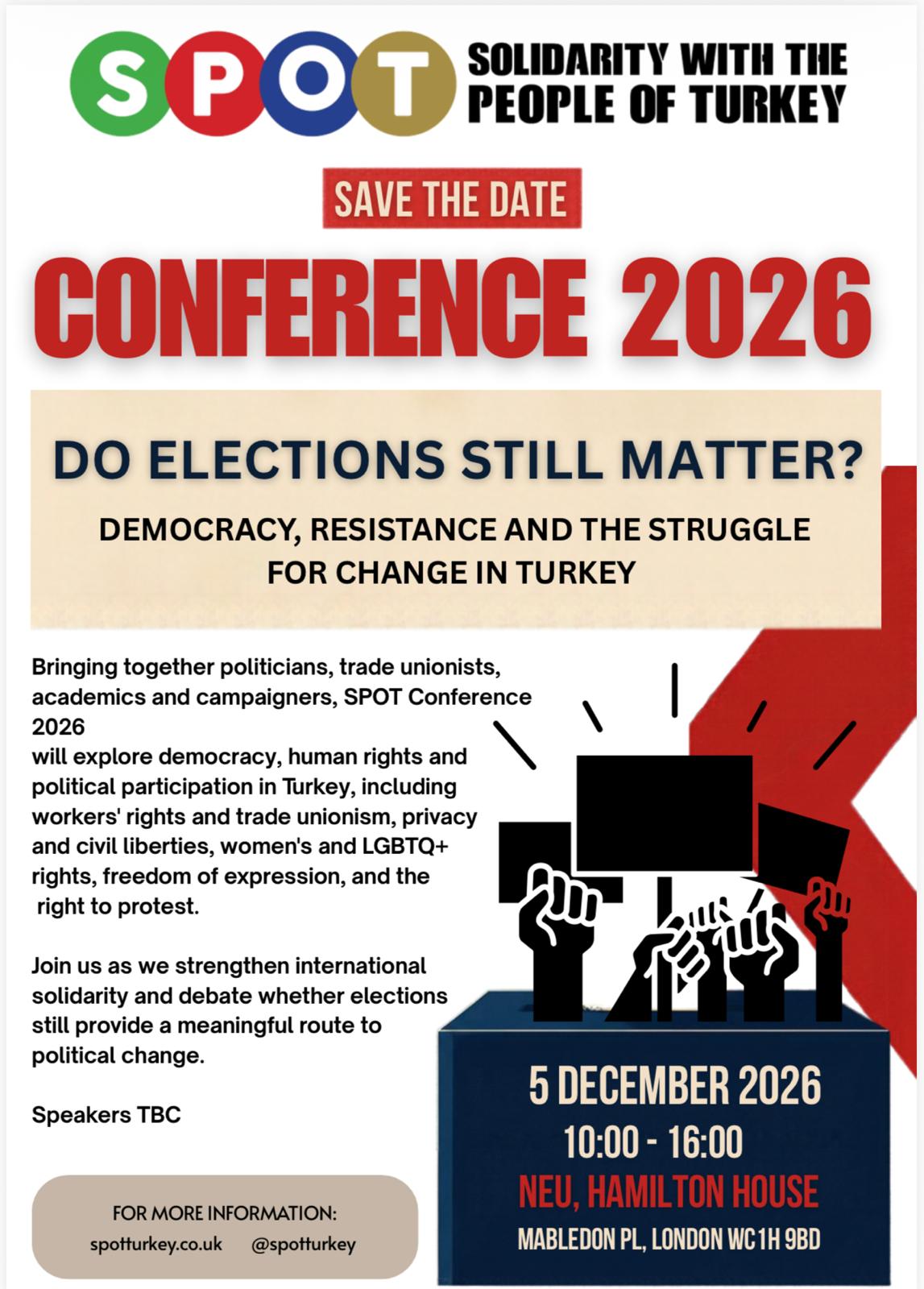 Save the date! SPOT Conference 2026